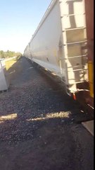 Klein Oak bus almost hit by train