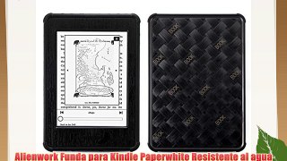 Alienwork Funda para Kindle Paperwhite Resistente al agua protectora bumper case Prueba de