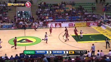 San Miguel vs Mahindra[1st Quarter]Commisioner's Cup February 20,2016
