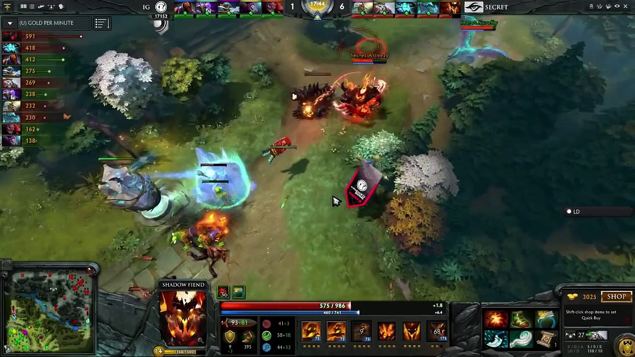 Dota 2 TI5 Main Event day 3 Team Secret vs IG #1 ENG TobiWan & SyndereN