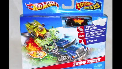 Hot Wheels Color Shifters Creatures Cars Swamp Raider Hot Wheels Color Shifters Play Set Changers