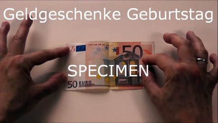 Geldscheine falten Schmetterling - Einfache Anleitung für Geldgeschenke