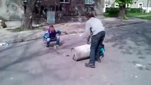 Polish Guys Invent Insane Trashcan Cannon