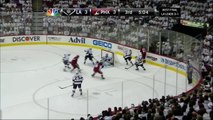 Korpikoski shot off Quick's head. Los Angeles Kings vs Phoenix Coyotes Game 5 52212 NHL Hockey