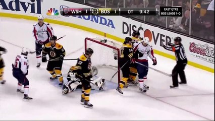 下载视频: Tim Thomas robs Jay Beagle in OT. Washington Capitals vs Boston Bruins 41412 NHL Hockey