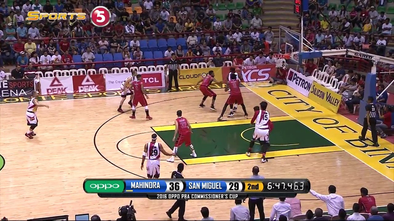 San Miguel vs Mahindra[2nd Quarter]Commisioner's Cup February 20,2016