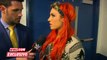 Becky Lynch came here to takeover׃ Raw Fallout, December 8, 2015[1]