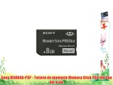 Sony MSHX8A-PSP - Tarjeta de memoria Memory Stick PRO-HG Duo HX 8 GB