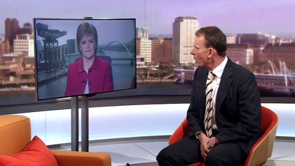 Sturgeon: 'EU vote could trigger second referendum' BBC News