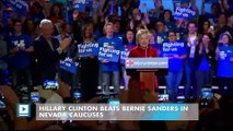 Hillary Clinton Beats Bernie Sanders in Nevada Caucuses