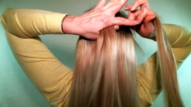 Мастер Класс по Плетению Косичек из Жгутов Видео 2014 Master Class on Braiding Bundles Tutorial