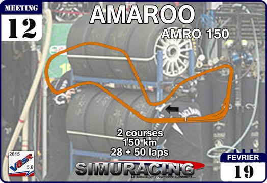 Tour de piste à Amaroo en Holden Commodore V8 Supercars sur Rfactor 1