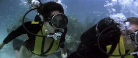 The evil female scuba diver - Shark attack - James Bond - Never say never again