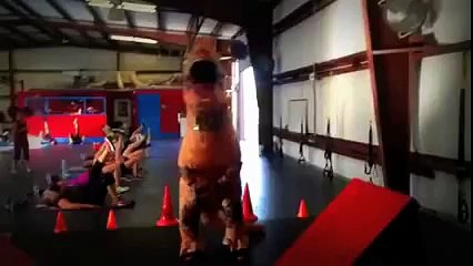 American ninja warrior t-rex . Go hard or go extinct  Funny Videos 2015