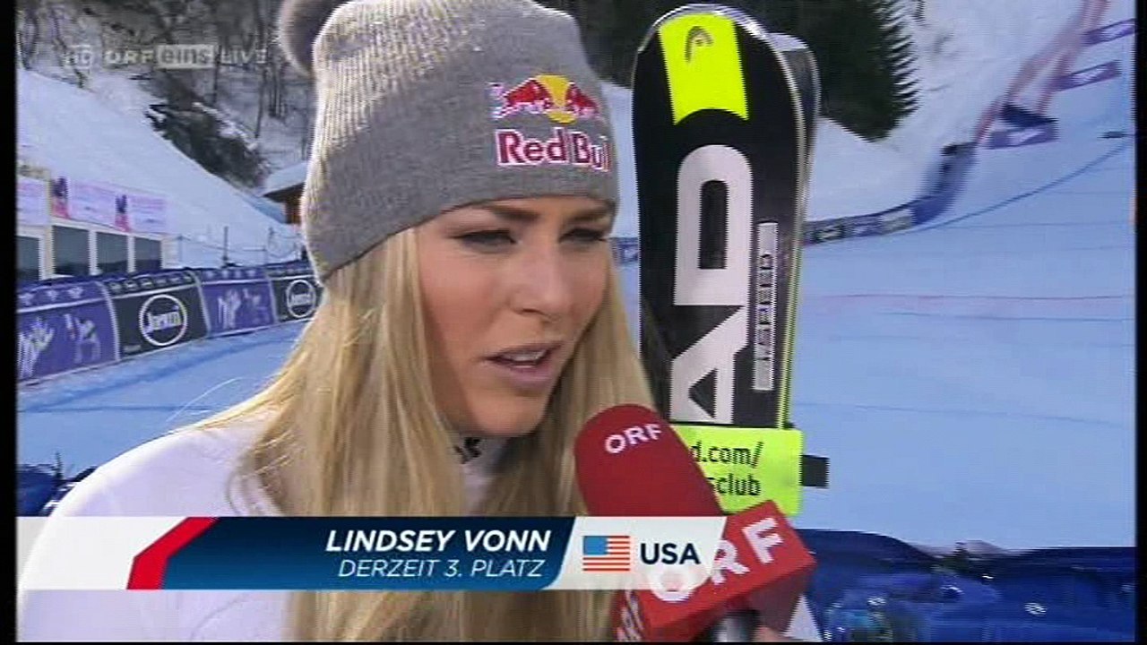 Lindsey Vonn Interview La Thuile SG 2016