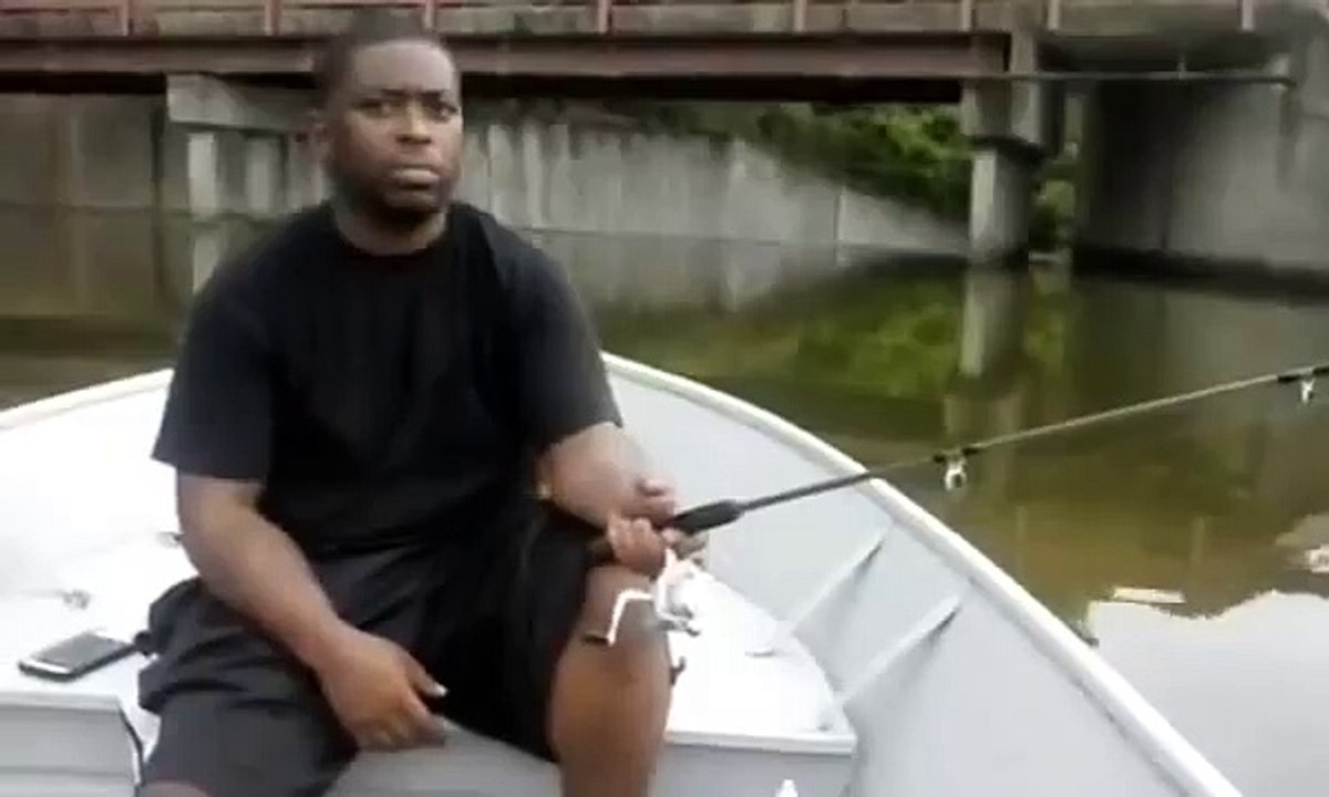 Having a good time fishing when ...  Funny Videos 2015