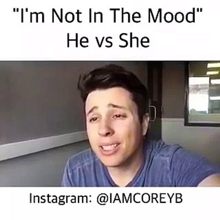 Im Not In The Mood  He vs She  Funny Videos 2015