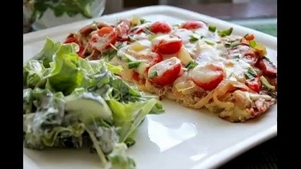 Картофельная пицца на ужин