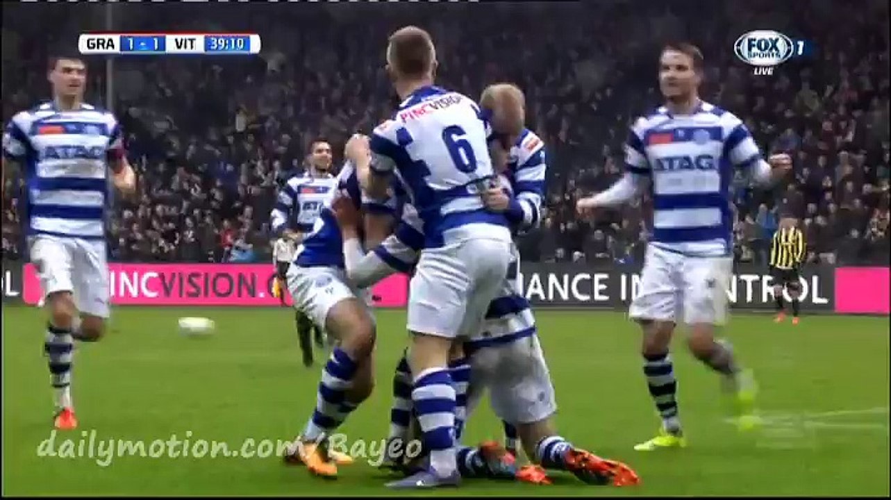Vincent Vermeij Goal HD - Graafschap 1-1 Vitesse - 21-02-2016