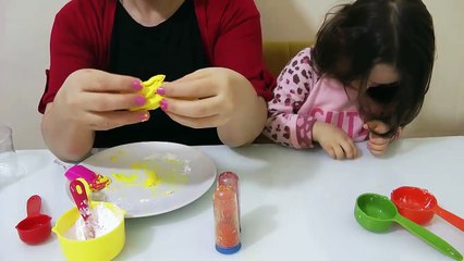 Nişasta ile Slime Oyun Hamuru Yapılışı