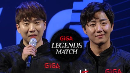 연습 안한다던 홍진호의 배신(?) 이윤열 홍진호 인터뷰 [기가 레전드 매치 스타크래프트1]