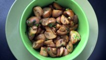 Жареные грибы  за 7 минут видео рецепт