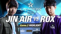 [H/L 2016.02.19] JIN AIR vs ROX Game 2 - RO1 l 롯데 꼬깔콘 LoL Champions Korea Spring 2016
