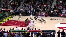 Dennis Schroder Takes the Game to OT - Bucks vs Hawks - February 20, 2016 - NBA 2015-16 Season