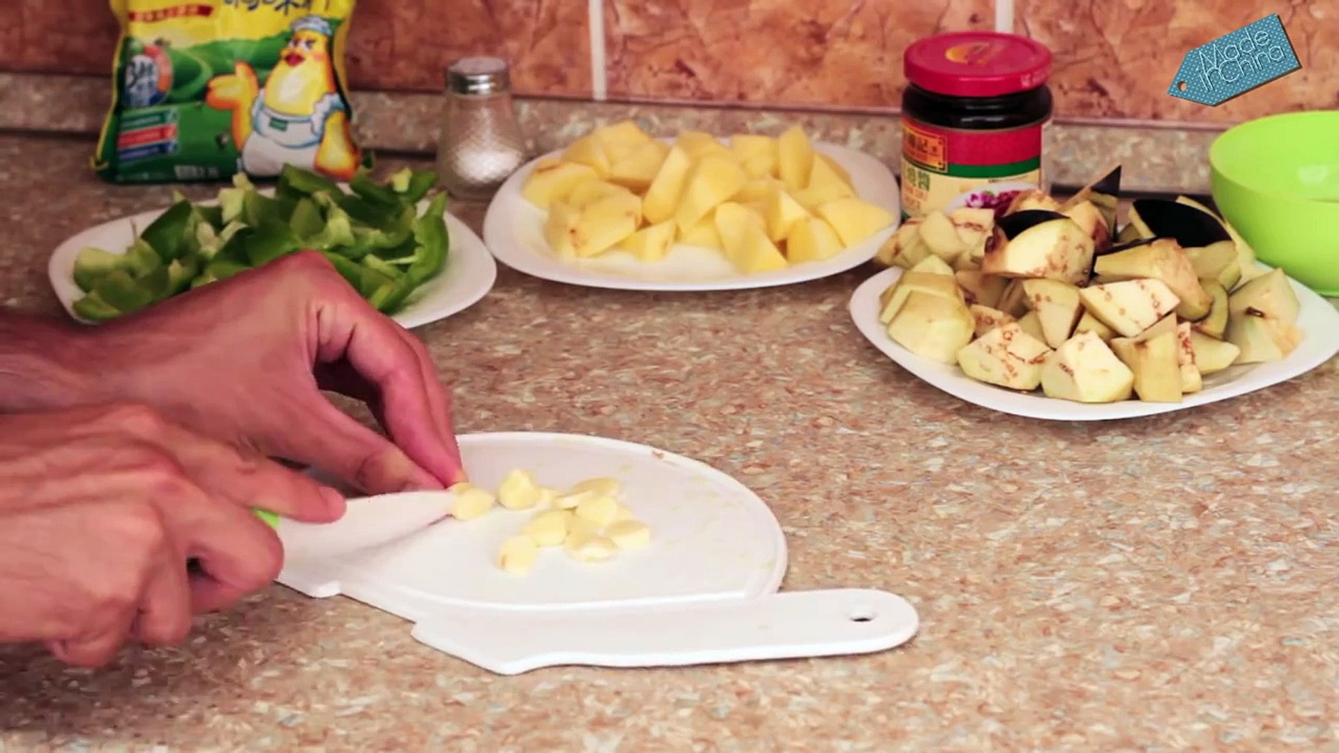 ⁣Китайская кухня- Три свежих овоща ( 地三鲜）Рецепт, китайская кухня, готовка