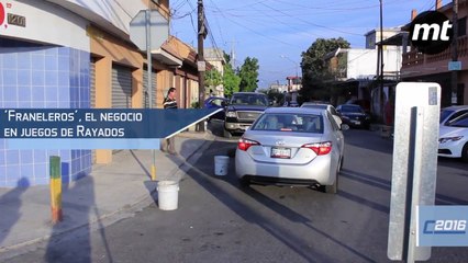 'Franeleros', el negocio en juegos de Rayados