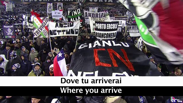 Juventus Theme Song - Storia Di Un Grande Amore - with Lyrics and Translation