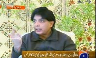 Ch Nisar press conference - Explaining FIA cases progress and answering Sindh Government allegations
