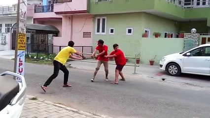 Invisible Rope Prank  INDIA.