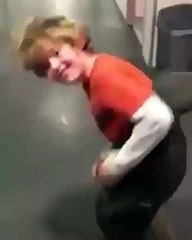 funny girl changing different styles about fun