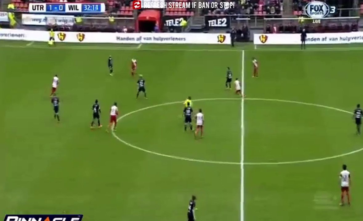 1 - 0 Ruud Boymans  Goal - FC Utrecht vs Willem II