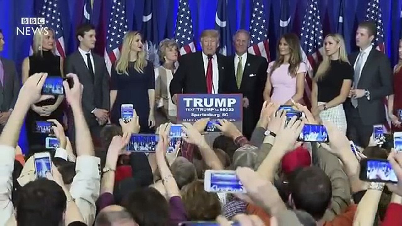 Meet Donald Trump's wife and daughter - BBC News (FULL HD)
