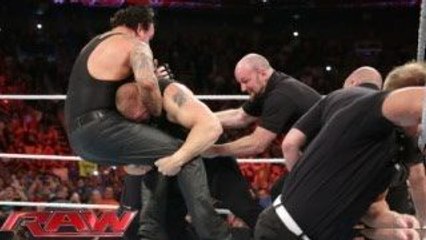 Brock Lesnar Vs The Undertaker Best Fight - Raw - July 20 2015