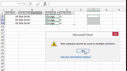 How To Paste to Visible Cells in Excel