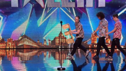 Dance act OK WorldWide are flipping AMAZING! - Britain's Got Talent 2015