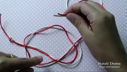 Как завязать УЗЕЛ СЕРДЦЕ   Knot Heart   NataliDoma