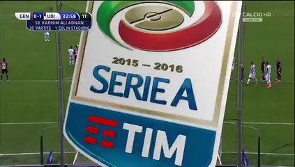Ali Adnan Goal HD - Genoa 0-1 Udinese - 21-02-2016