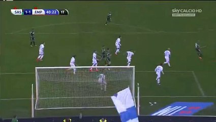 Domenico Berardi Goal - Sassuolo 1 - 1 Empoli - 21-02-2016