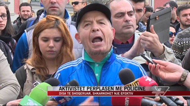 Protestë te liqeni, aktivistët përplasen me policinë - News, Lajme - Vizion Plus