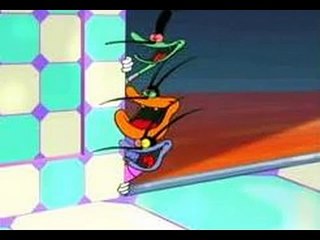Cartoon - Oggy and The Cockroaches Having Fun