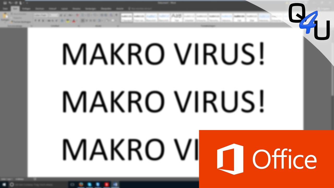 Makros in Office 2016 deaktivieren | QSO4YOU Tech