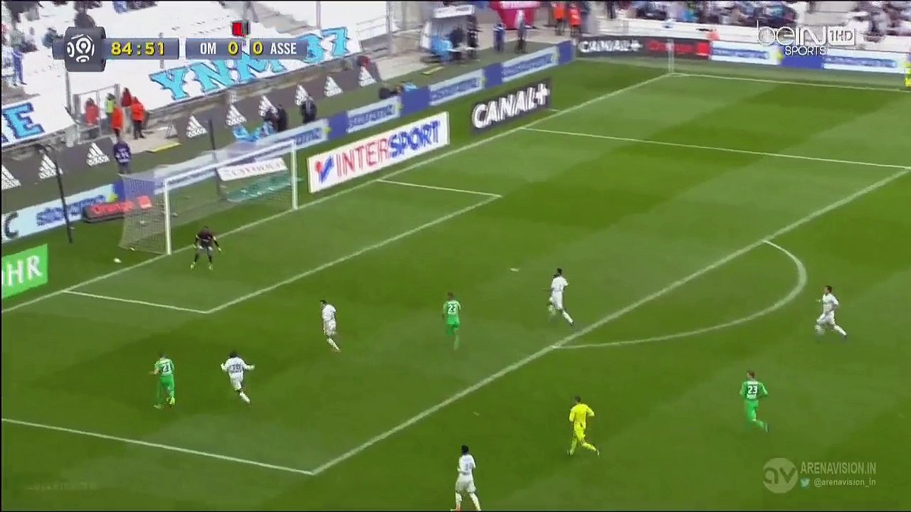 0-1 Kevin Monnet-Paquet - Marseille v. Saint Etienne 21.02.2016 HD
