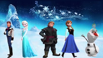 Frozen Elsa And Anna Singing Finger Family Children Nursery Rhymes | Frozen Cartoons For Kids