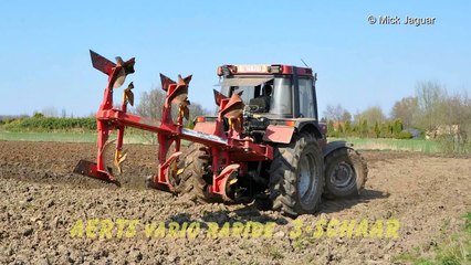 Case International 845XL & Aerts Vario Rapide 3 schaar