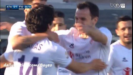 Matias Fernandez Goal HD - Atalanta 0-1 Fiorentina - 21-02-2016