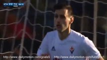 Matias Fernandez Goal Atalanta 0 - 1 Fiorentina Serie A 21-2-2016